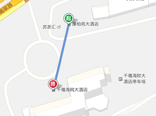 酒店路线